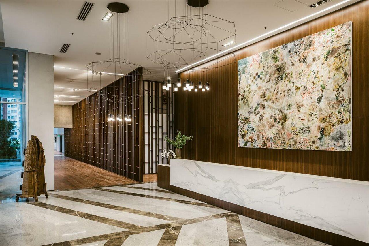 Sls Buenos Aires Puerto Madero Exterior foto The lobby of the hotel