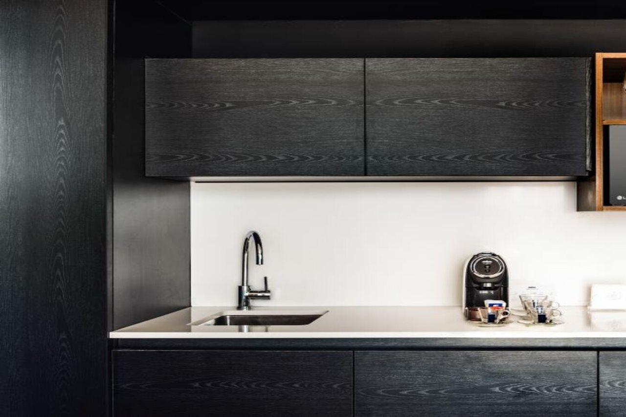 Sls Buenos Aires Puerto Madero Exterior foto A kitchen in a serviced apartment